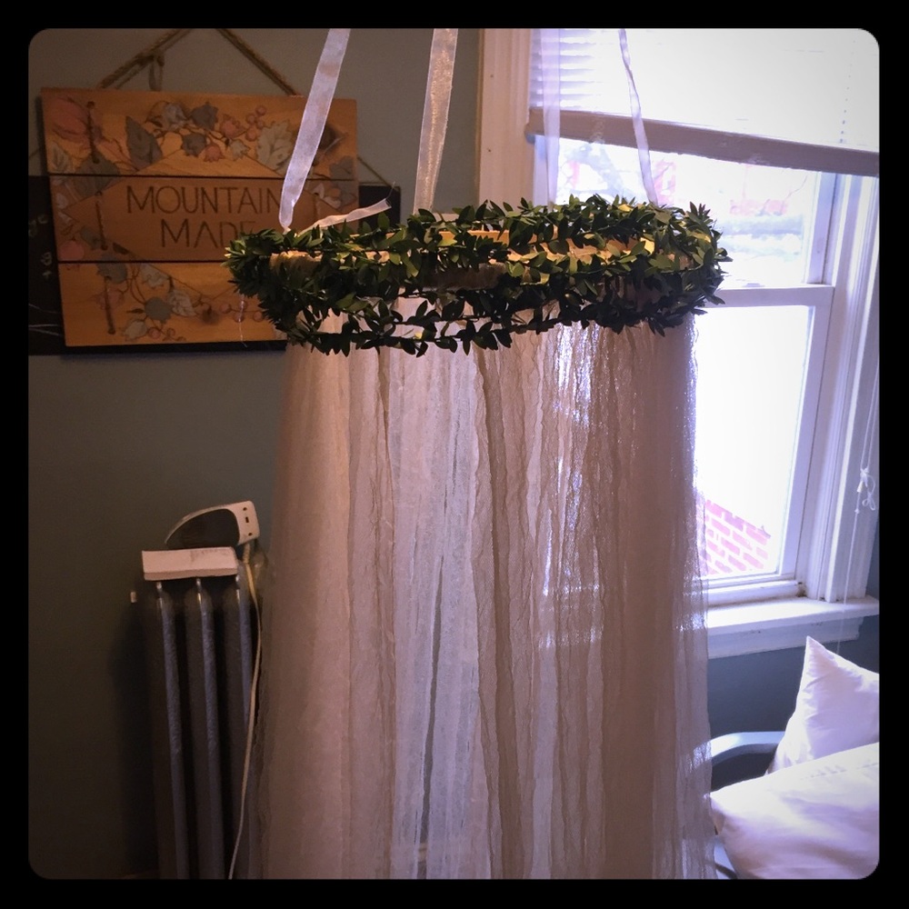 Bed canopy hand made